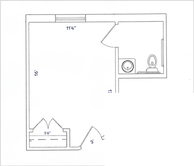 Suite Style B floor plan